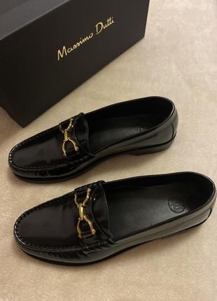 Massimo dutti лоферы натуральная кожа