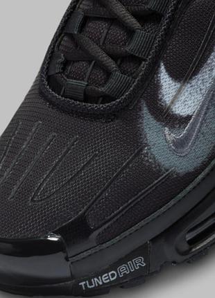 Кроссовки оригинальные стильные nike tn air max plus iii черные fd0659-001на баллонах в родной коробке, модель унисекс 40, стелька 25'52 фото