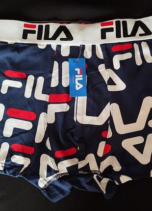 Мужские темно-синие трусы fila