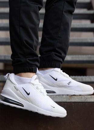 Мужские кроссовки найк аир макс 270 белые / nike air max 270 white6 фото