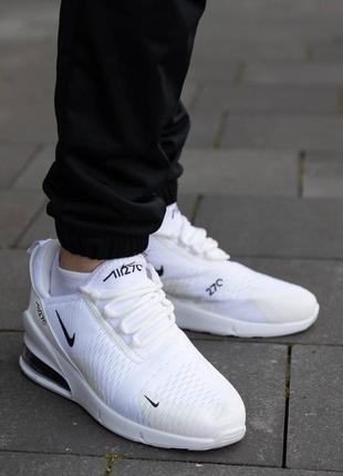 Мужские кроссовки найк аир макс 270 белые / nike air max 270 white5 фото