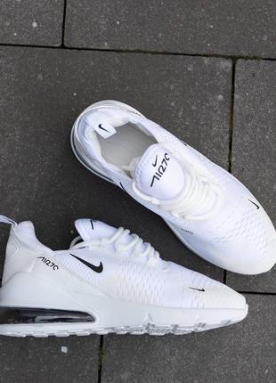 Мужские кроссовки найк аир макс 270 белые / nike air max 270 white9 фото