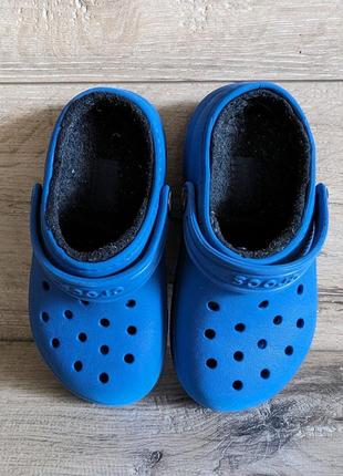 Шлепанцы с утеплителем крокс crocs  27 р 17 см3 фото