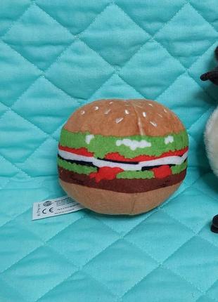 Гамбургер емоджі м'яка іграшка