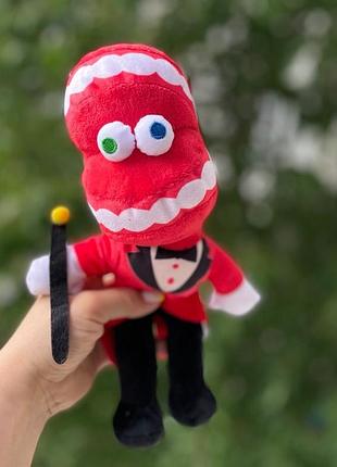 М'яка іграшка кейн із веб-серіалу "дивовижний цифровий цирк", 30 см, "the amazing digital circus"