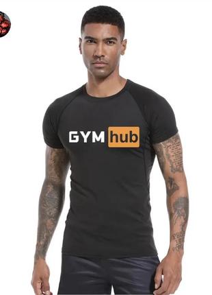 Чоловіча футболка (рашгард з коротким рукавом) gymhub