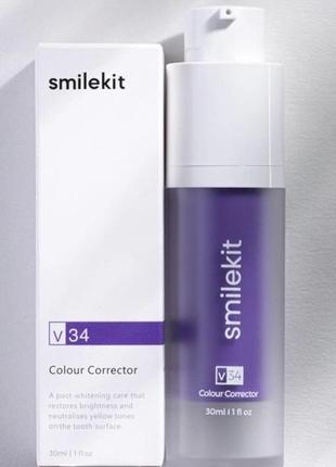 Отбеливающая зубная паста smilekit v34 colour corrector