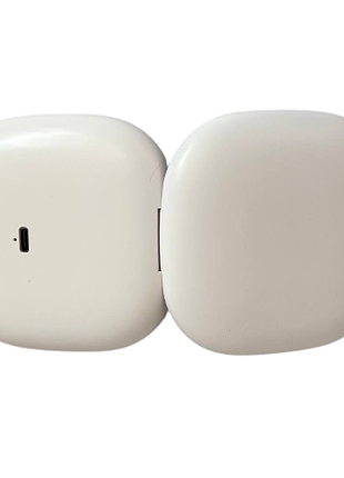 Набор зеркало с подсветкой увеличением и органайзером косметичкой белый