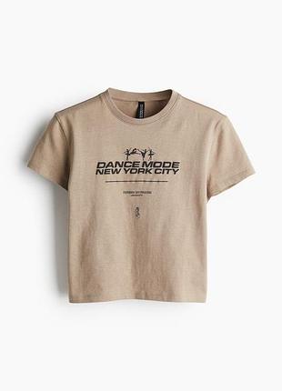 Футболка топ кроп h&m