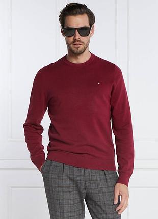 Оригинальный мужской свитер tommy hilfiger /размер м/ свитер tommy jeans / мужской свитер томи хилфигер / мужской винтажный свитер _1