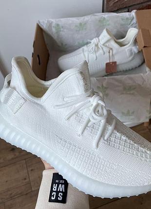 Мужские кроссовки adidas yeezy boost 350 white#адидас
