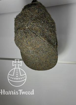 Мужская шерстяная кепка harris tweed размер one size стан идеальный оригинал