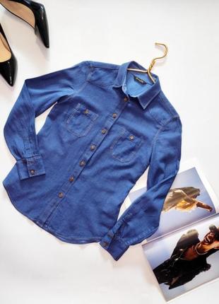 Сорочка котонова під джинс massimo dutti