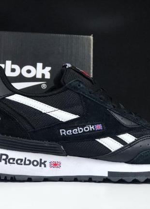 Мужские кроссовки reebok lx2200 черные с белым