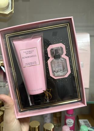 Bombshell набір парфуми крем victoria secret
