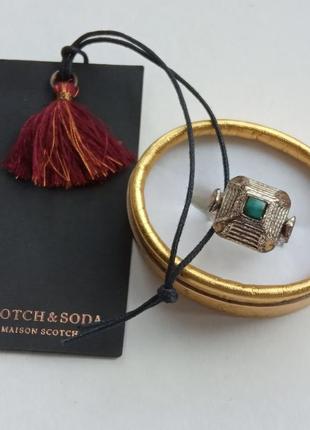 Интересное кольцо кольца 17,5 размер scotch & soda кольцо