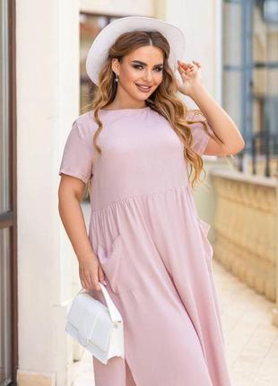 Платье из льна, цвета в ассортименте