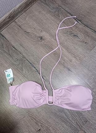 Лиф верх от купальника светло-розовый, сиреневый primark