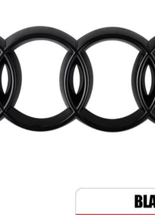Емблема audi a4 багажника 2006-2017 кільця black gloss