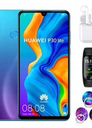 Смартфоны huawei p30 lite (nova 4e) 6/128gb blue1 фото