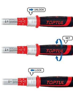 Динамометричний ключ toptul 3/4"x1090 мм 200-1000nm anbv24a02 фото