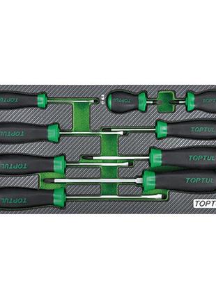 Набір викруток 9 од. (в ложементі, тип a) toptul gea0909