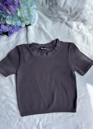 Топ в рубчик zara