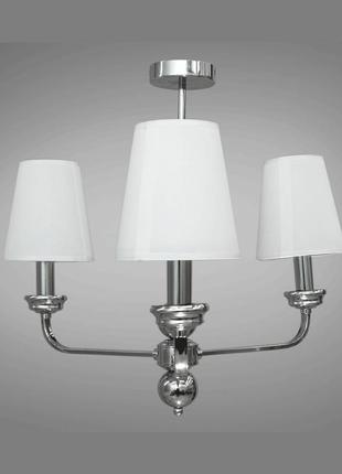 Diasha 1012/3g сучасна люстра з абажурами, 3 лампи