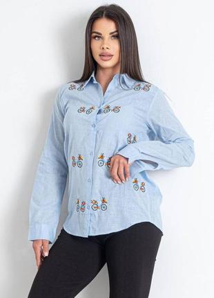 Стильна жіноча сорочка бавовна s-м-l-xl