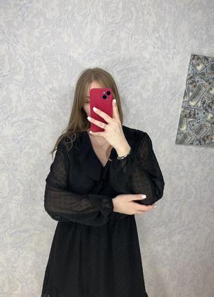 Черное базовое платье, сарафан8 фото