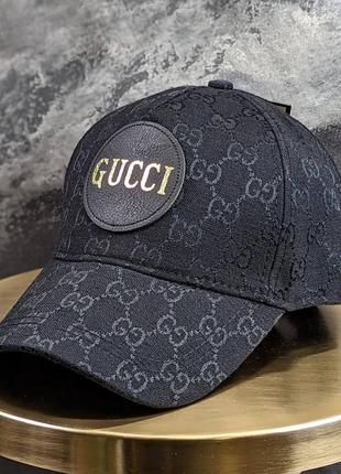 Брендовая кепка gucci / мужские бейсболки кепки гучки