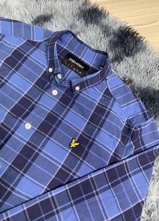 Мужская рубашка бренда lyle &amp; scott, оригинал4 фото