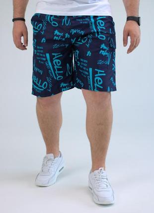 Чоловічі пляжні шорти для плавання великих розмірів4 фото