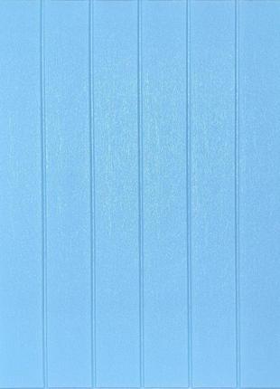 Самоклеюча 3d панель блакитне дерево 700х700х4мм (384) 3d-00001372