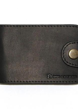 Візитниця dnk leather dnk cards-h col.j чорна