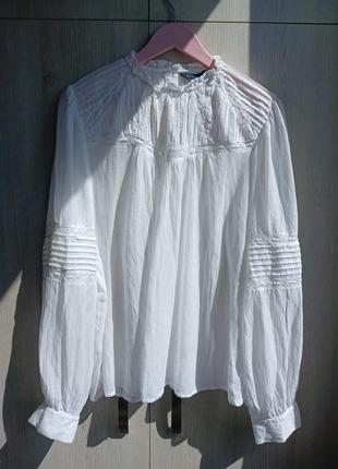 Рубашка вышиванка белая коттоновая3 фото