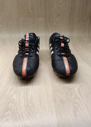 Кожаные бутсы adidas 11nova fg размер 432 фото