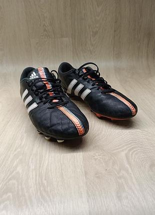 Шкіряні бутси adidas 11nova fg розмір 43