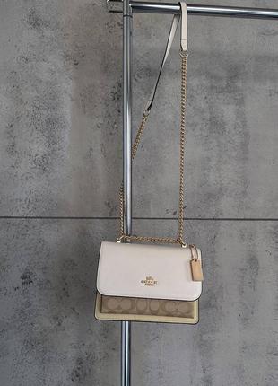 Сумка coach mini klare crossbody milk9 фото