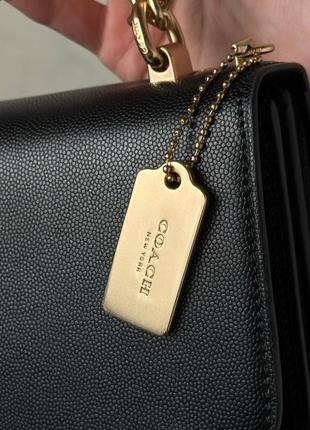 Сумка coach mini klare crossbody total black10 фото