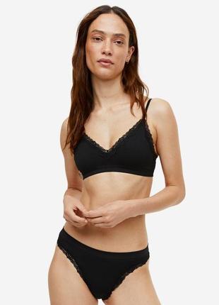 Новый топ, лиф divided h&m в рубчик2 фото