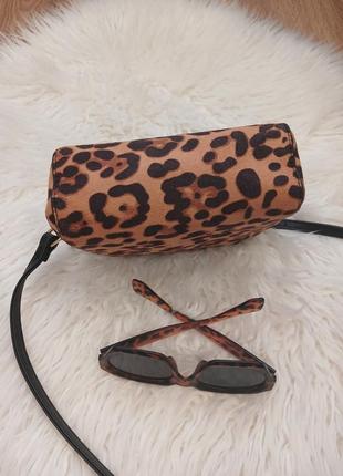 Сумка сумочка крос боді леопардовий принт3 фото