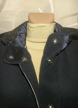 Курточка одношарова з капюшоном темно синього кольору ,розмір m.8 фото