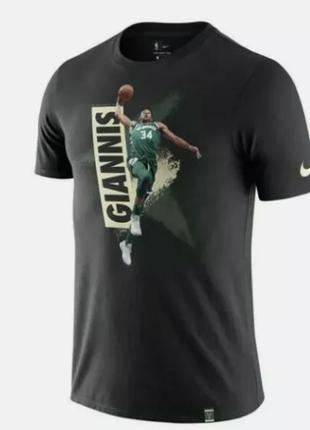 Нова стильна футболка nike freak giannis antetokounmpo bucks mvp dri fit .хл2 фото