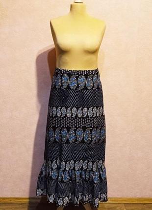 Шикарная летняя юбка с оборкой, dorothy perkins (англия).3 фото