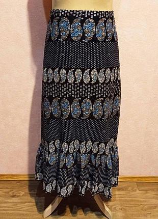 Шикарная летняя юбка с оборкой, dorothy perkins (англия).