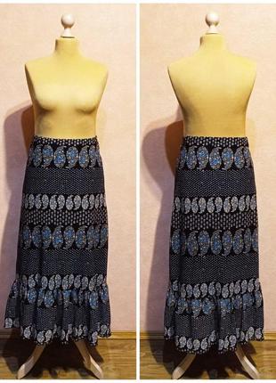 Шикарная летняя юбка с оборкой, dorothy perkins (англия).2 фото