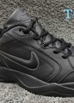Чоловічі кросівки nike monarch air термо шкіряні чорні р 41-46 ()