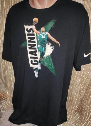 Нова стильна футболка nike freak giannis antetokounmpo bucks mvp dri fit .хл5 фото