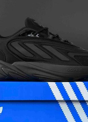 Мужские кроссовки демисезон adidas adiprene текстильные черные р 41, 42, 43